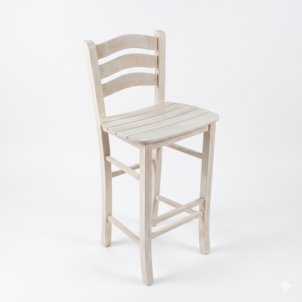 70-80 cm Ahşap Bar Sandalyesi